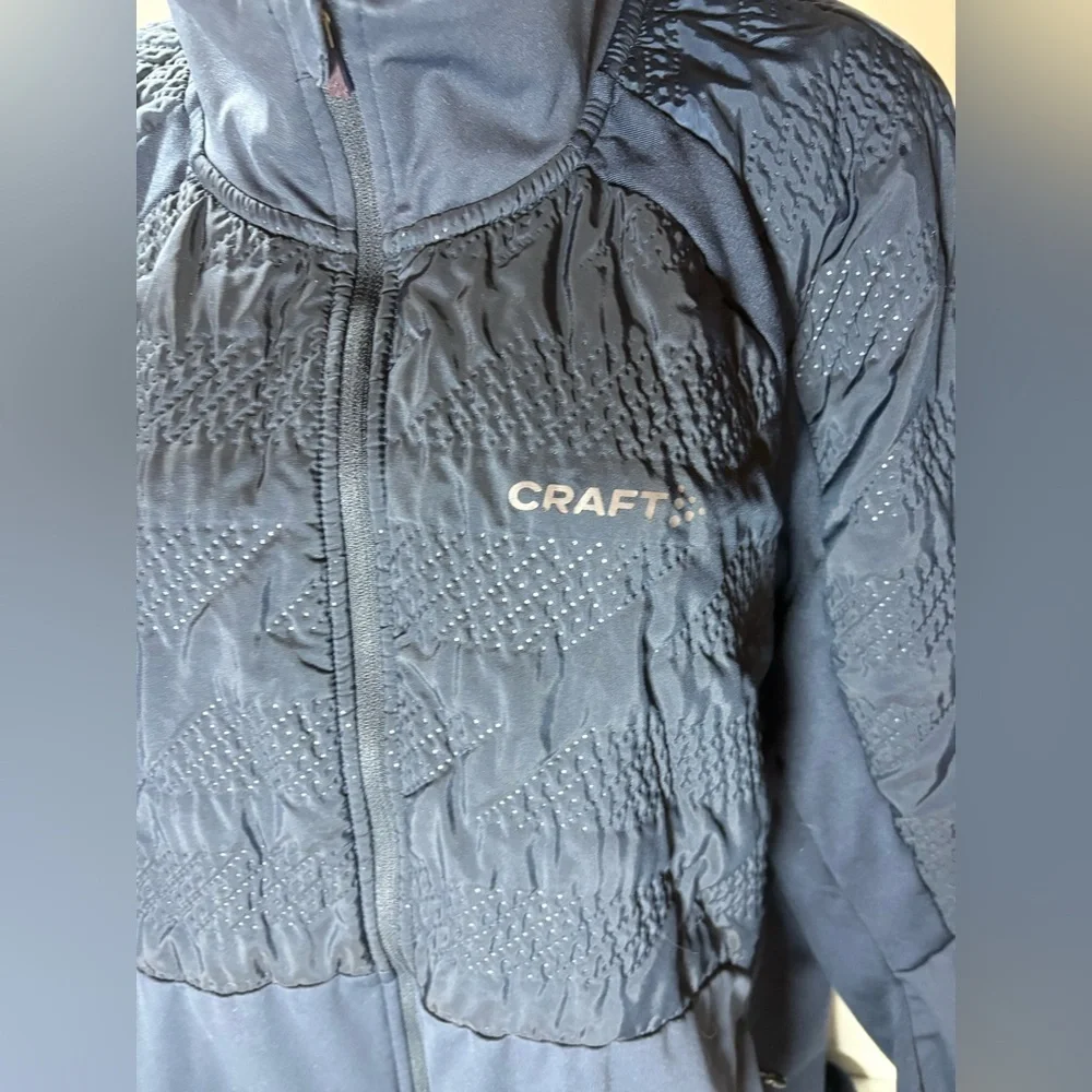 Craft Sportswear Men’s Adv SubZ Running Jacket 2 - Navy - XXL - Picture 2 of 9